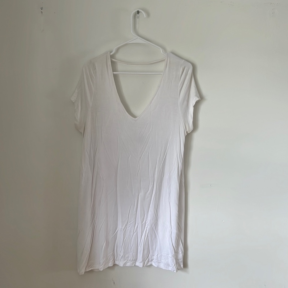 Tobi V Neck T Shirt Dress